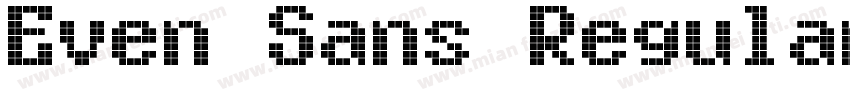 Even Sans Regular字体转换